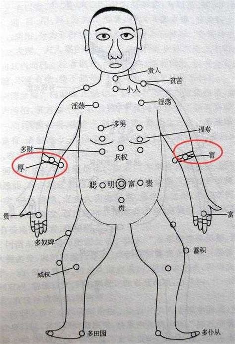 左手臂內側有痣|女人胳膊有痣圖解大全